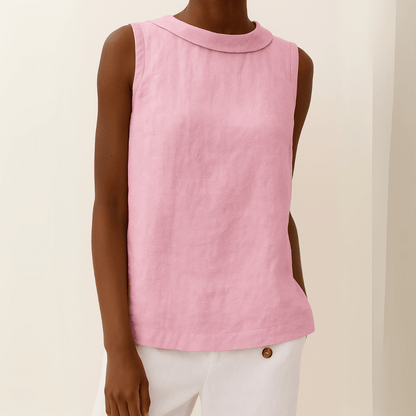 Sleeveless Roll-Neck Top — Elegant Flattering Fit 7