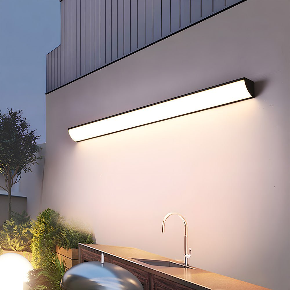 Slim LED Outdoor Wall Light — IP65 Weatherproof 8