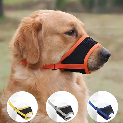 Soft Mesh Dog Muzzle — Breathable & Adjustable Fit 1