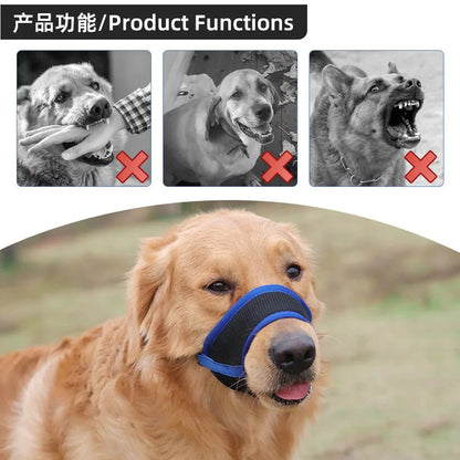 Soft Mesh Dog Muzzle — Breathable & Adjustable Fit 10