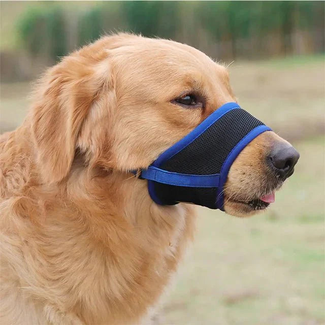 Soft Mesh Dog Muzzle — Breathable & Adjustable Fit 2