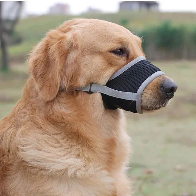 Soft Mesh Dog Muzzle — Breathable & Adjustable Fit 5