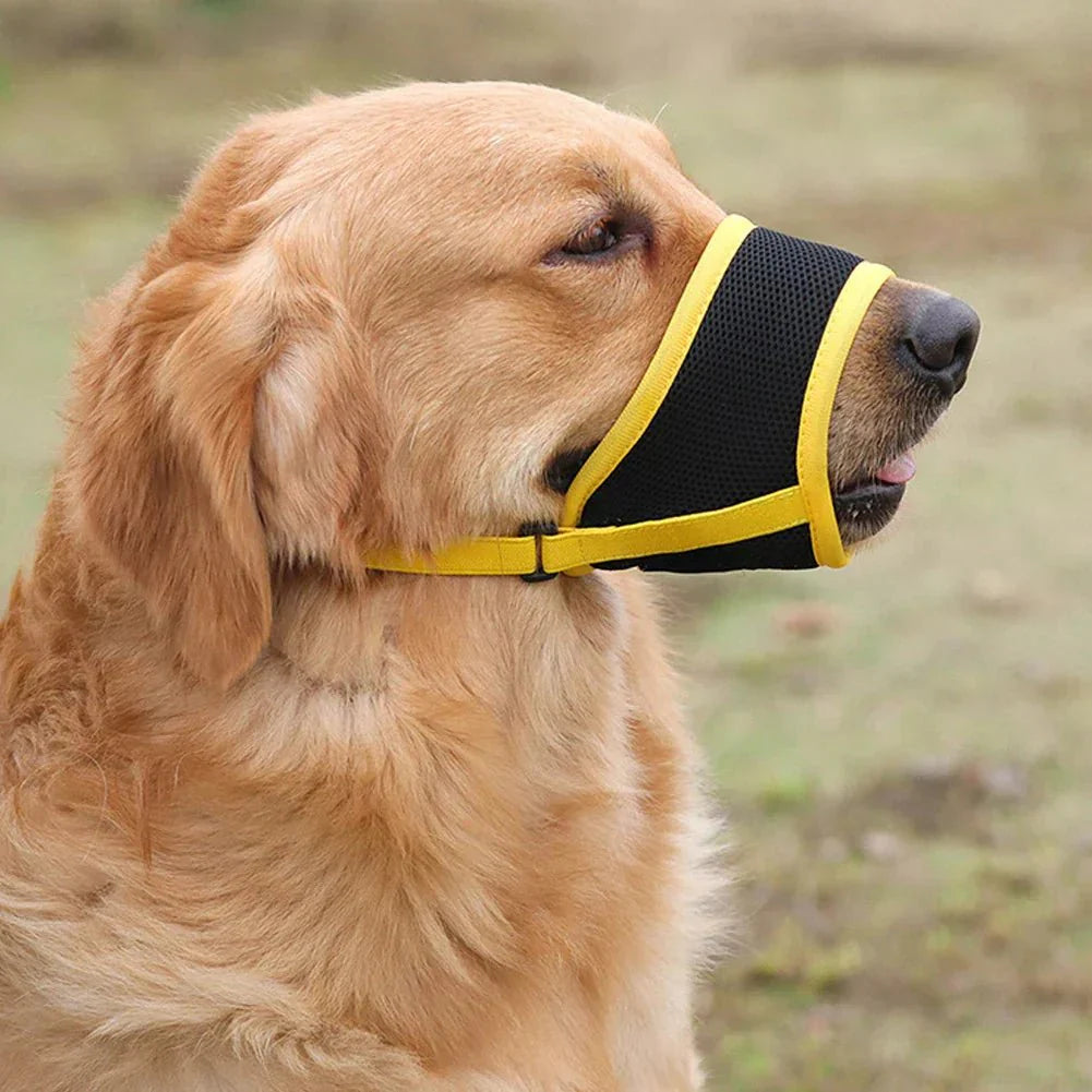 Soft Mesh Dog Muzzle — Breathable & Adjustable Fit 6