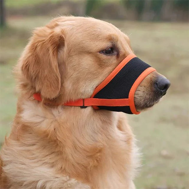 Soft Mesh Dog Muzzle — Breathable & Adjustable Fit 8