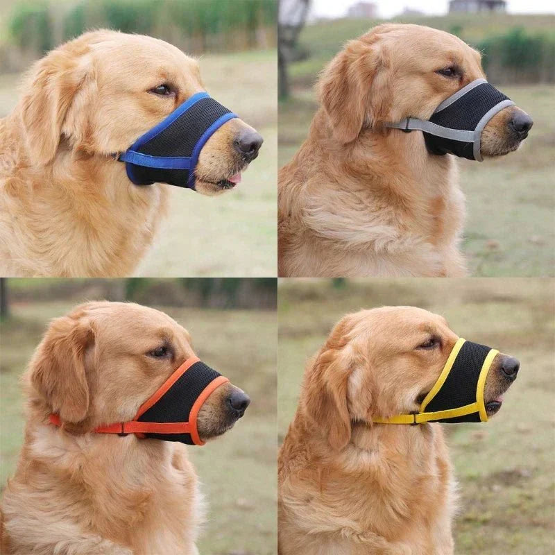 Soft Mesh Dog Muzzle — Breathable & Adjustable Fit 9