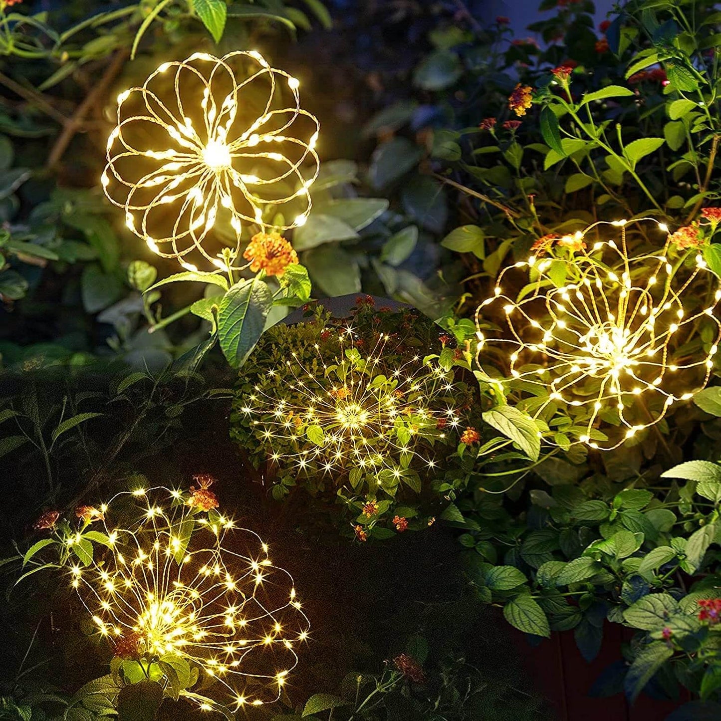 Solar Firework Garden Light — Waterproof 120-LED Display 12