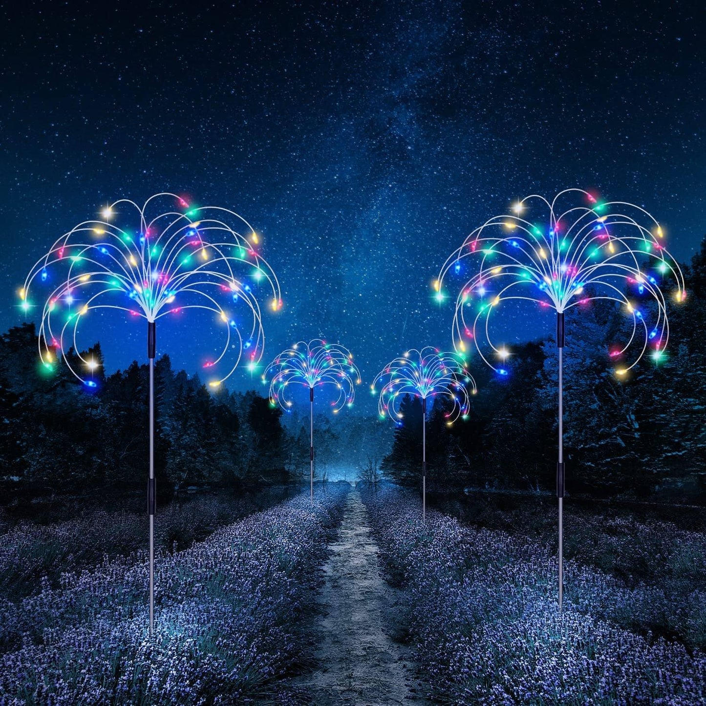 Solar Firework Garden Light — Waterproof 120-LED Display 13