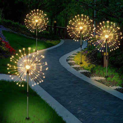 Solar Firework Garden Light — Waterproof 120-LED Display 4