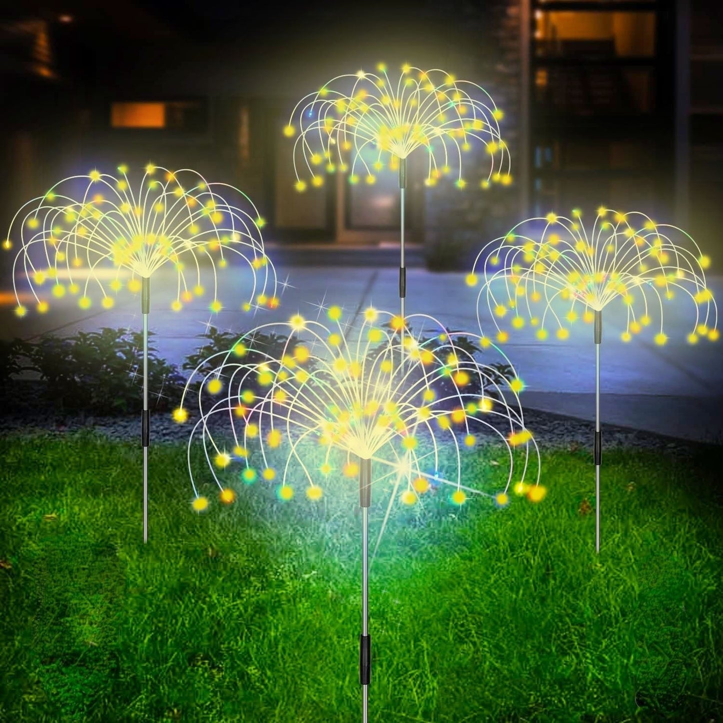 Solar Firework Garden Light — Waterproof 120-LED Display 6