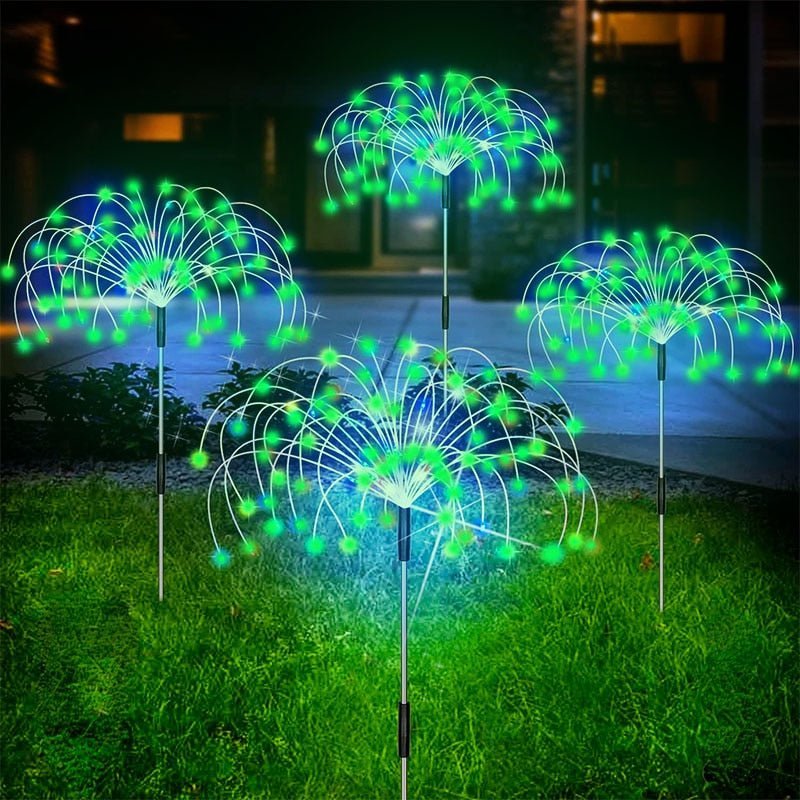 Solar Firework Garden Light — Waterproof 120-LED Display 8
