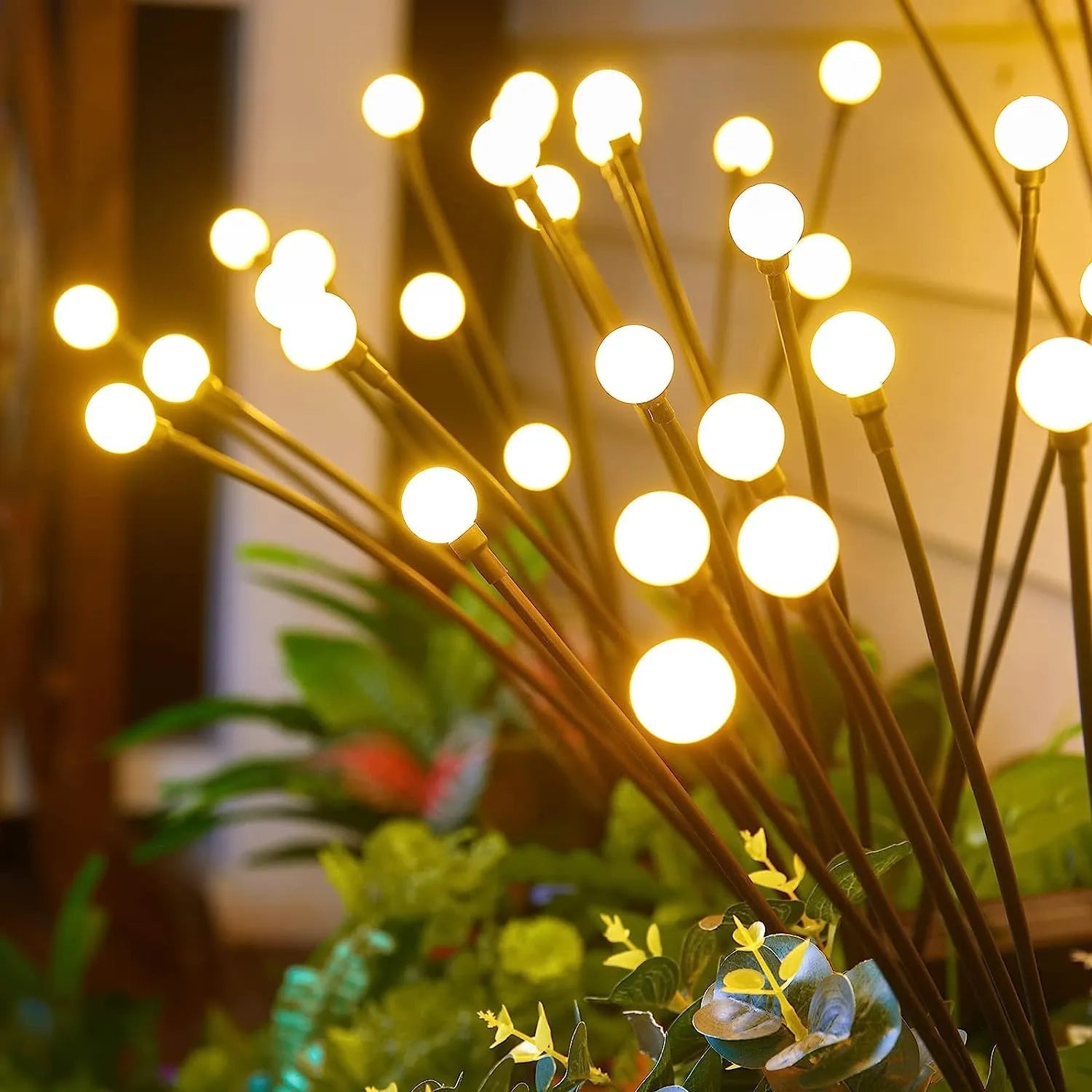 Solar Garden LED Lamp — Warm Eco Firefly Lighting 1