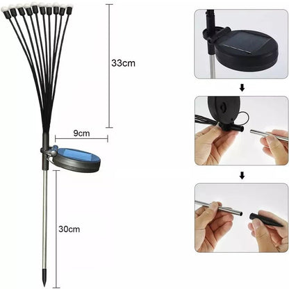 Solar Garden LED Lamp — Warm Eco Firefly Lighting 3