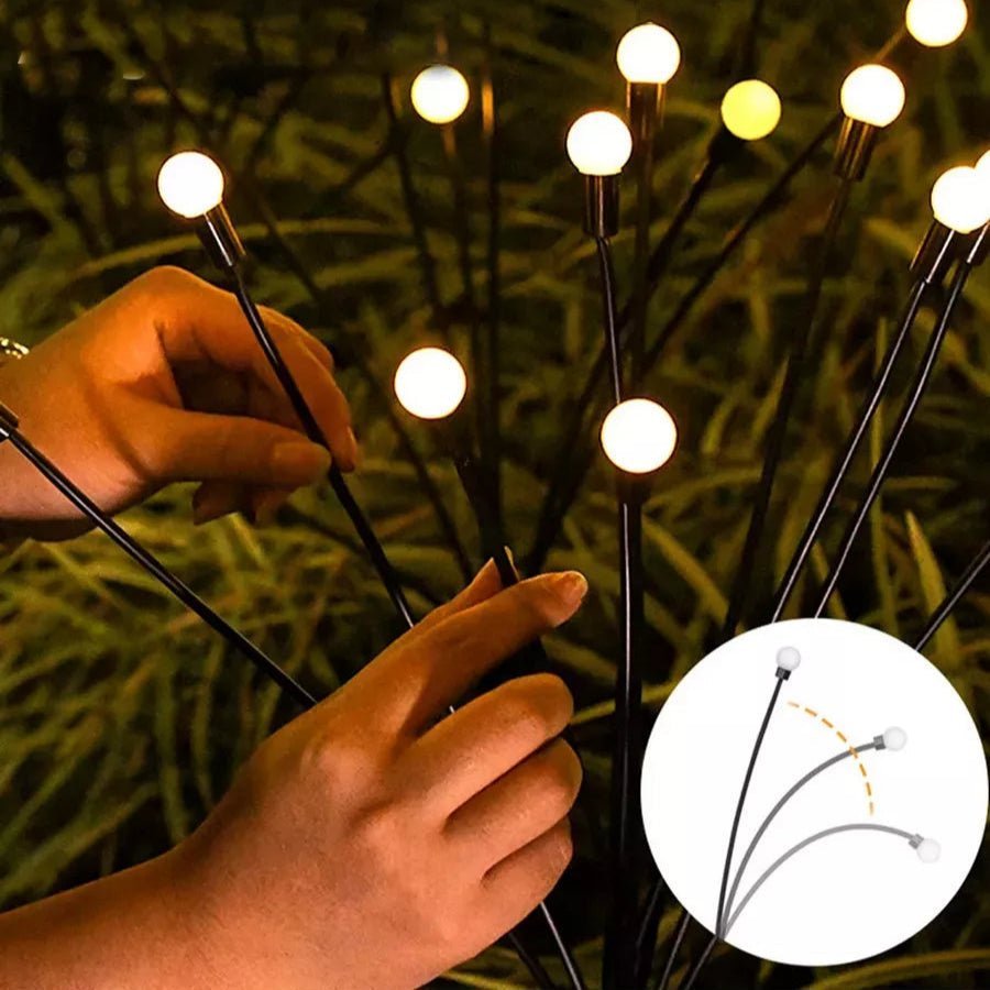 Solar Garden LED Lamp — Warm Eco Firefly Lighting 5