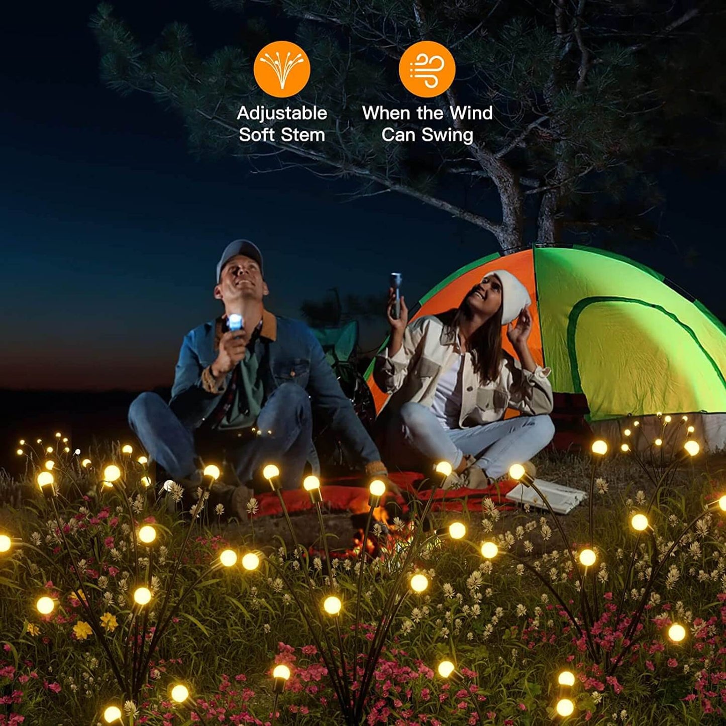 Solar Garden LED Light With Auto Dusk Sensor 4