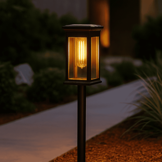 Solar Garden Lights — Warm White LED Outdoor Pathway 1