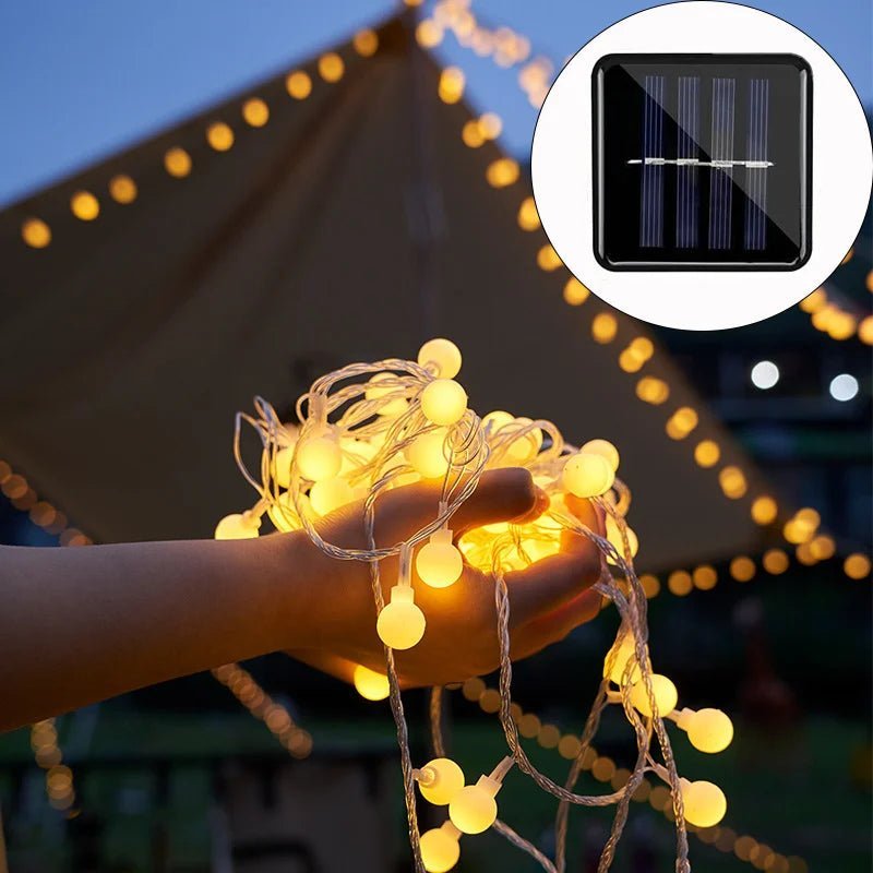 Solar Garden String Lights — Weatherproof LED Chain 7