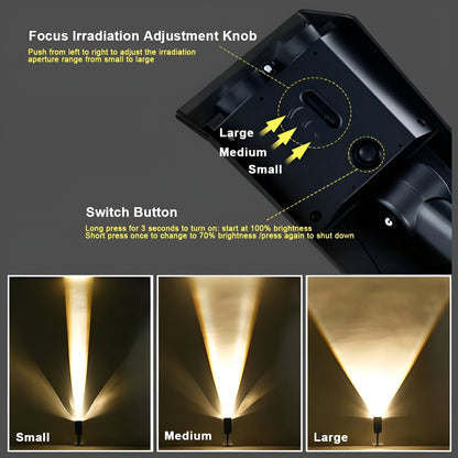 Solar LED Garden Spotlight — Adjustable Head & RGB 9