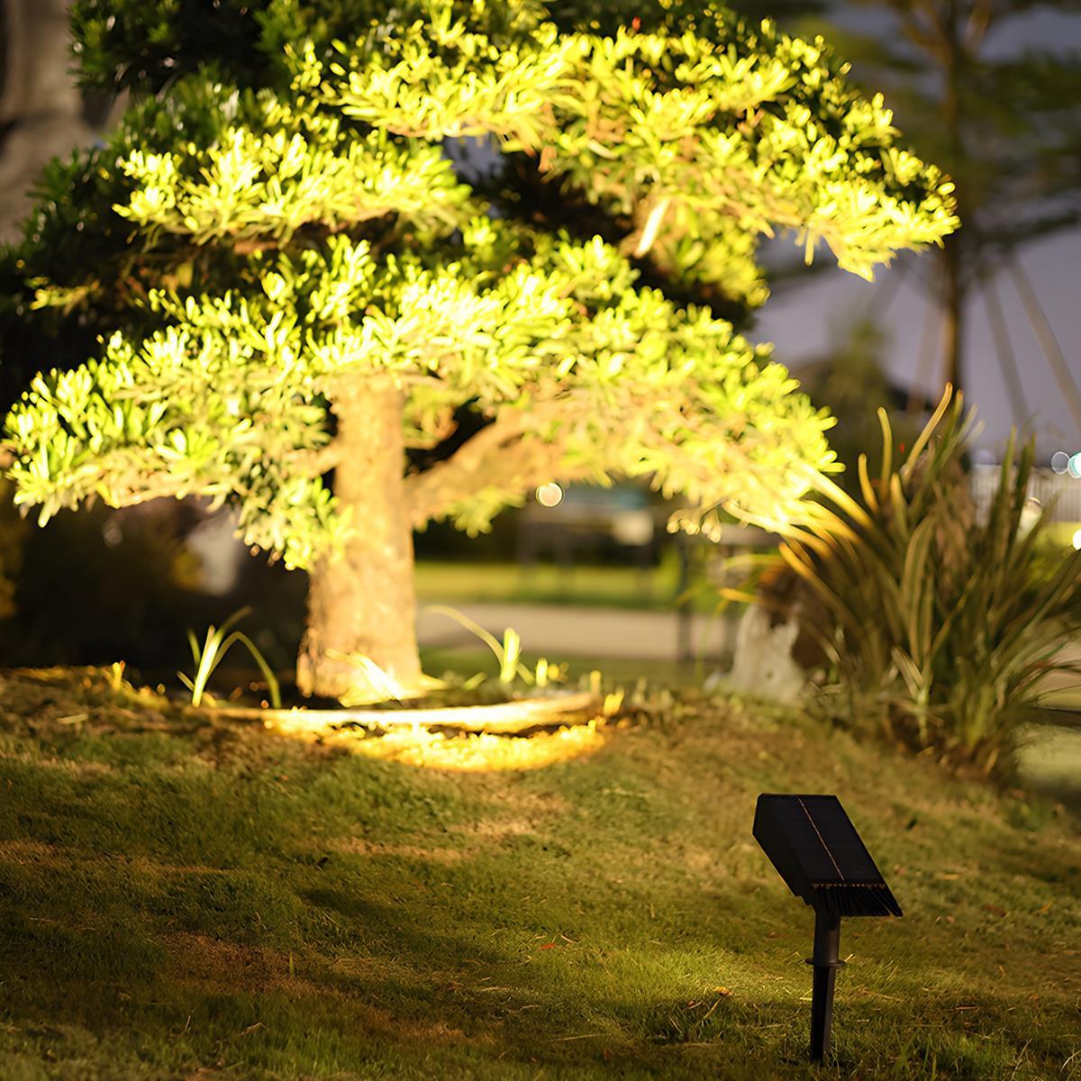 Solar LED Spotlight — Waterproof Multi-Zoom Garden 2