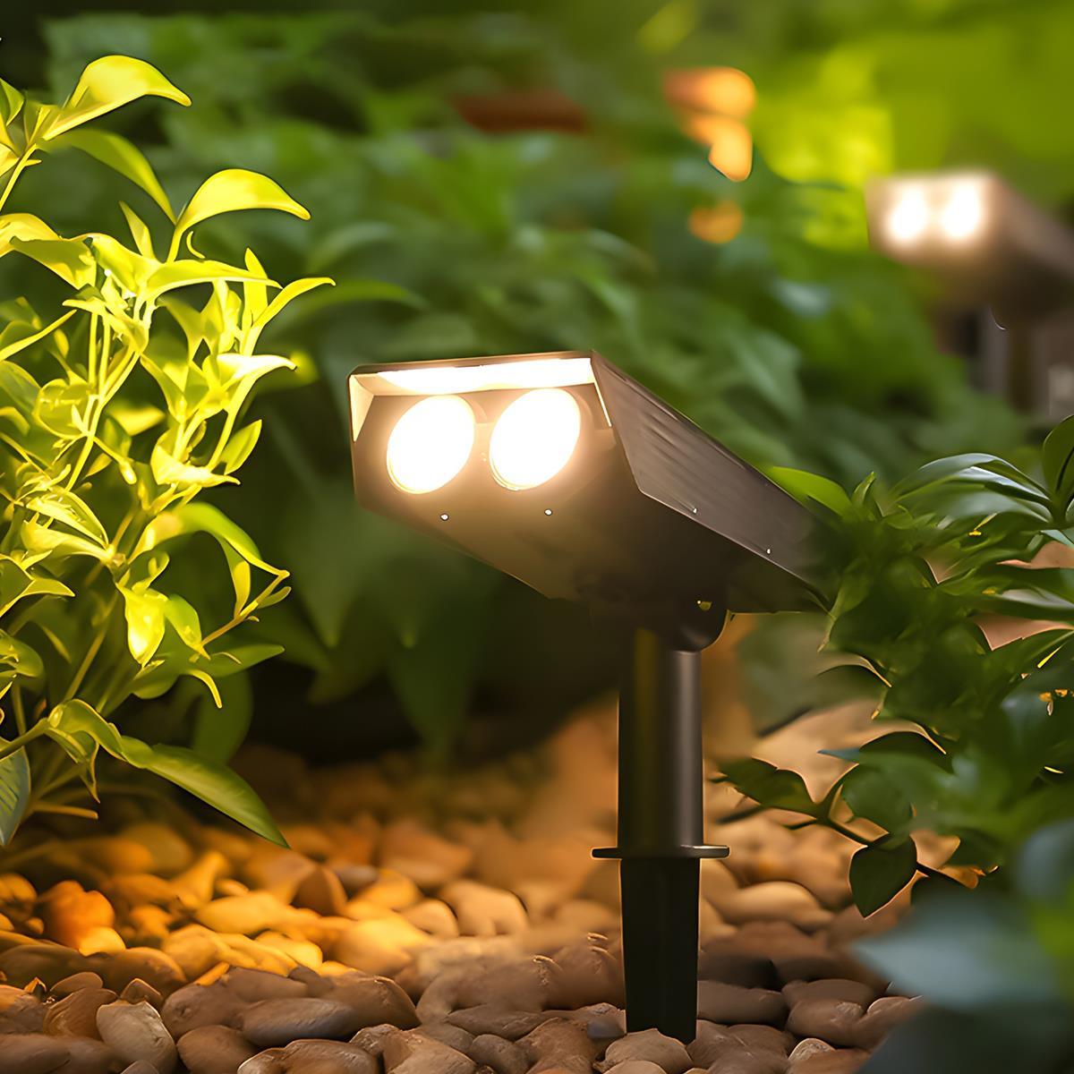 Solar LED Spotlight — Waterproof Multi-Zoom Garden 5