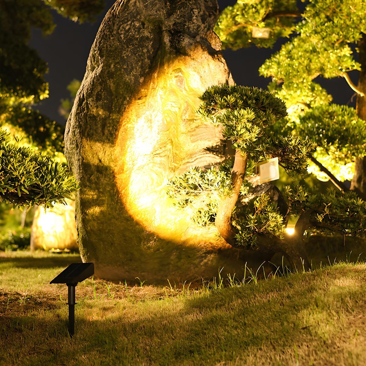 Solar LED Spotlight — Waterproof Multi-Zoom Garden 6