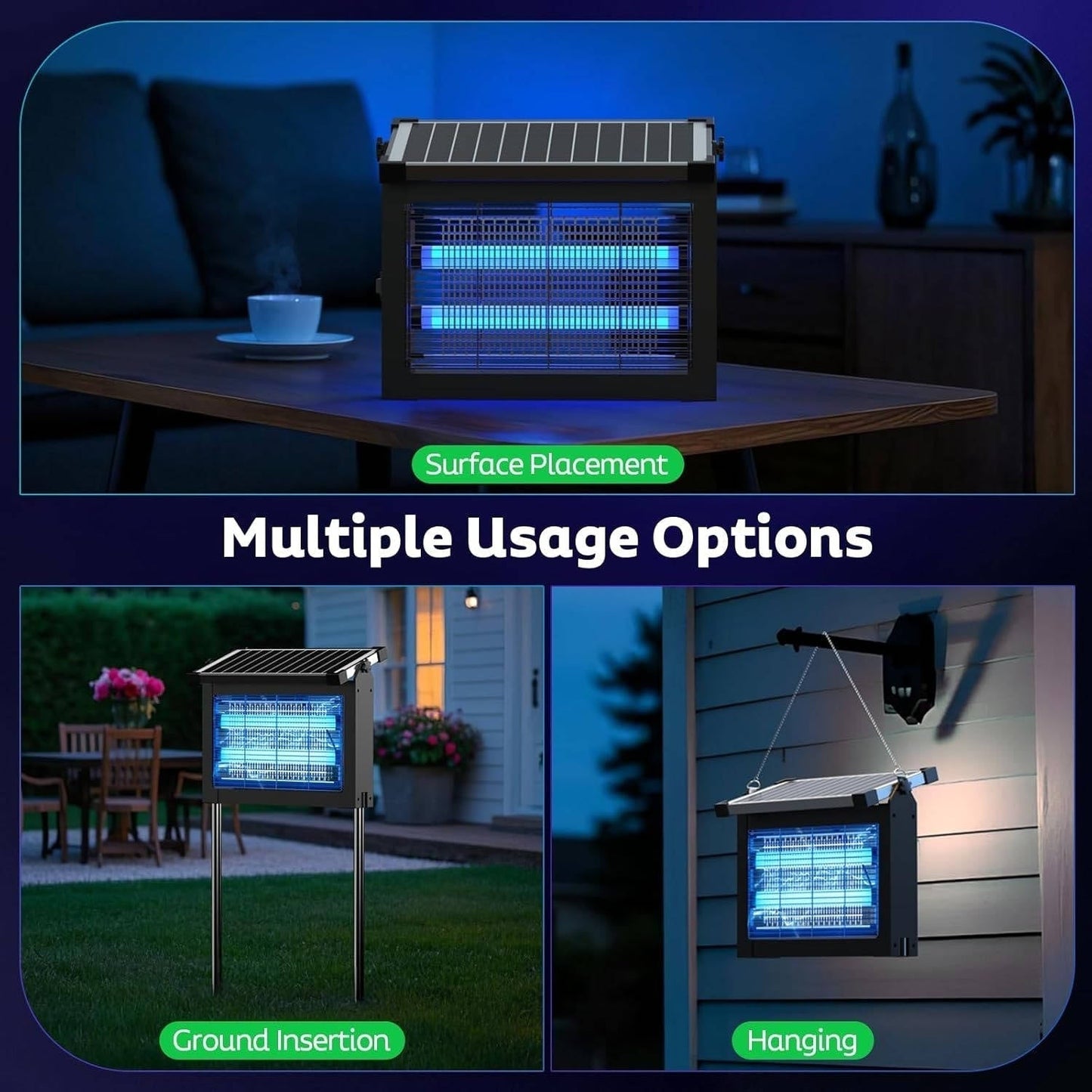 Solar Mosquito Trap — Outdoor, 325 m² Coverage 4