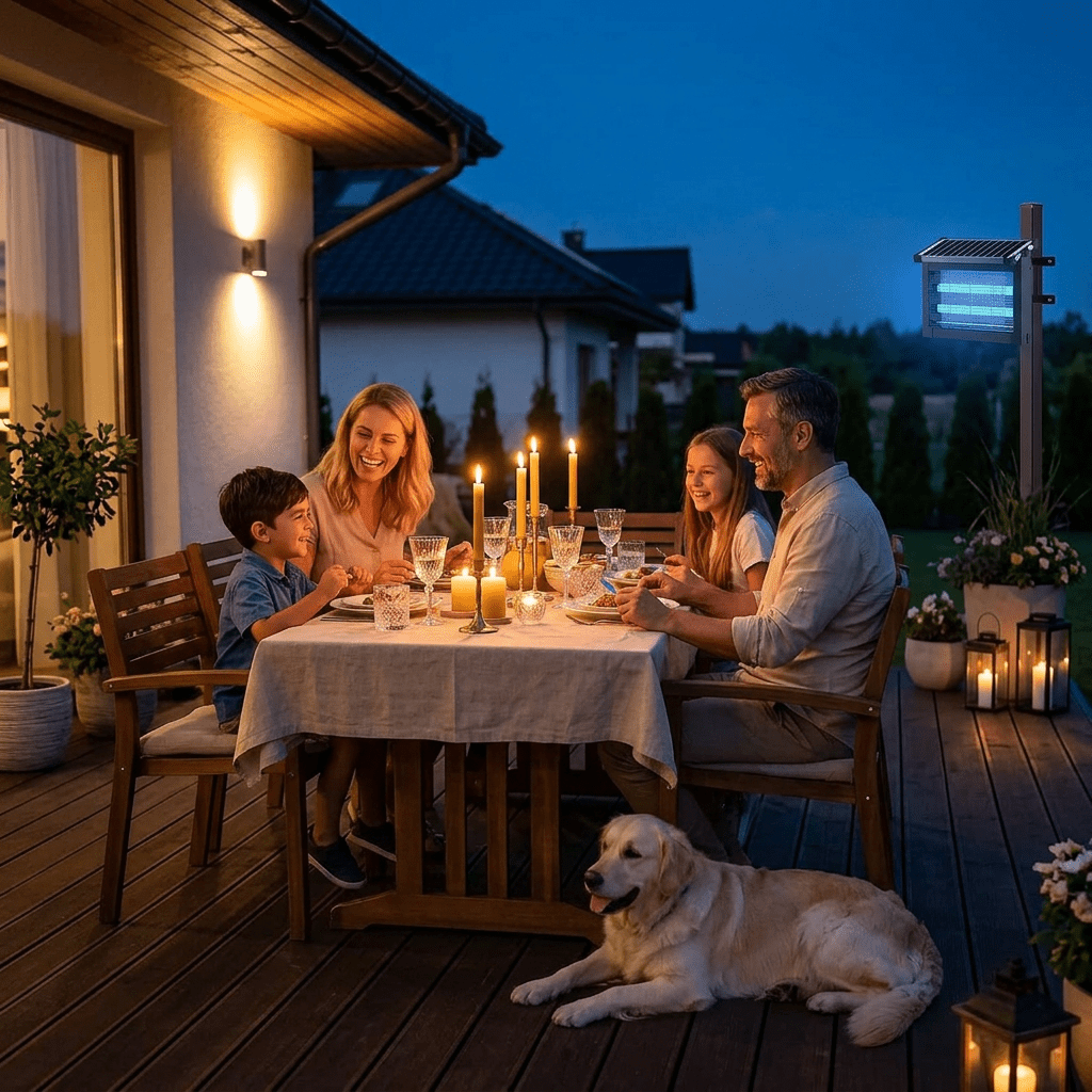 Solar Mosquito Trap — Outdoor, 325 m² Coverage 7
