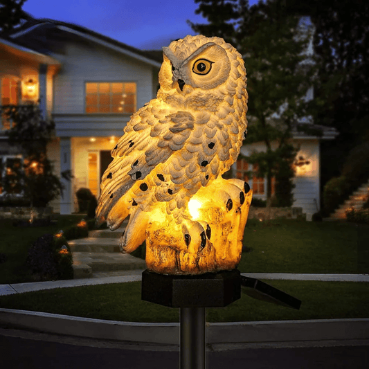 Solar Owl Garden Light — Automatic Outdoor Lamp 1