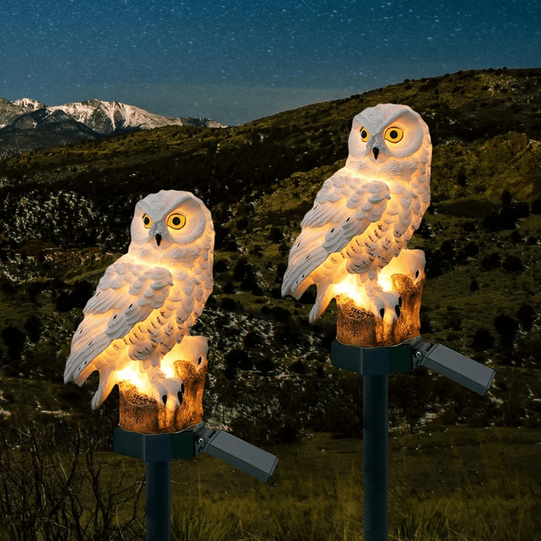 Solar Owl Garden Light — Automatic Outdoor Lamp 3