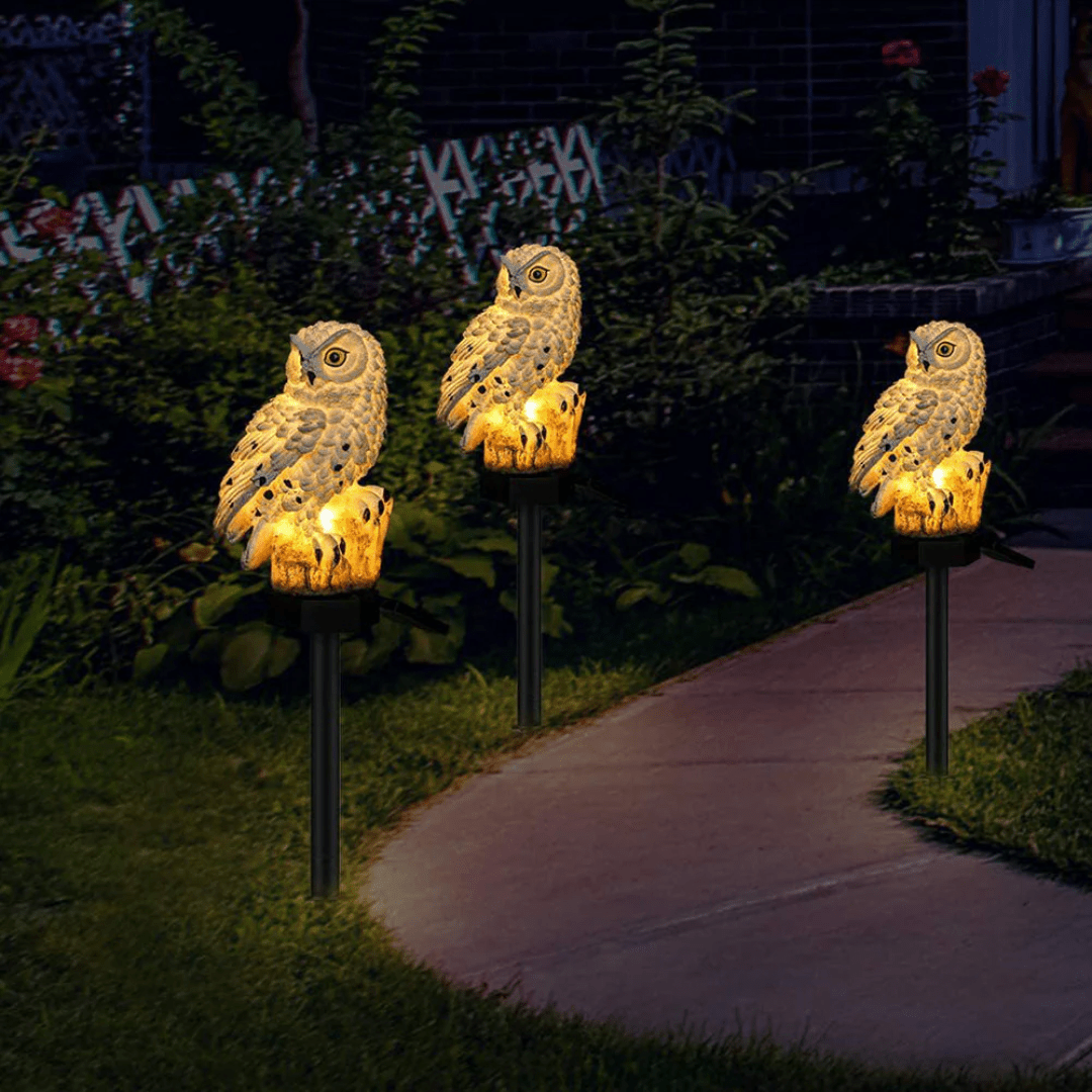 Solar Owl Garden Light — Automatic Outdoor Lamp 5