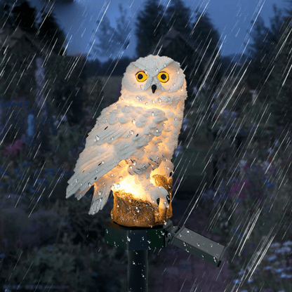 Solar Owl Garden Light — Charming Outdoor Glow 3
