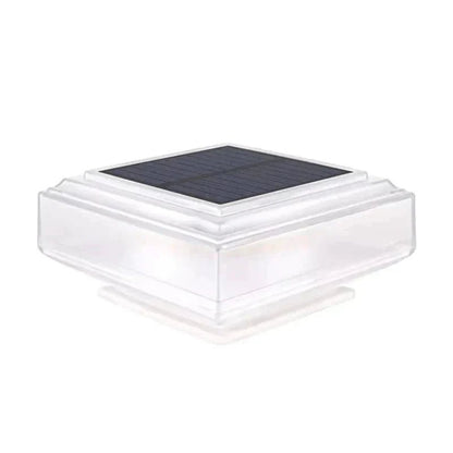 Solar Pillar Lamp — Warm White LED for Garden 2