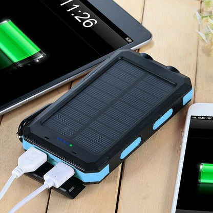 Solar Power Bank 20000mAh — Dual USB & LED 1