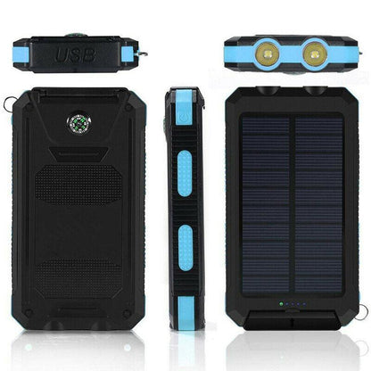 Solar Power Bank 20000mAh — Dual USB & LED 11