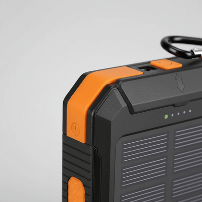Solar Power Bank 20000mAh with LED Torch & Compass 13