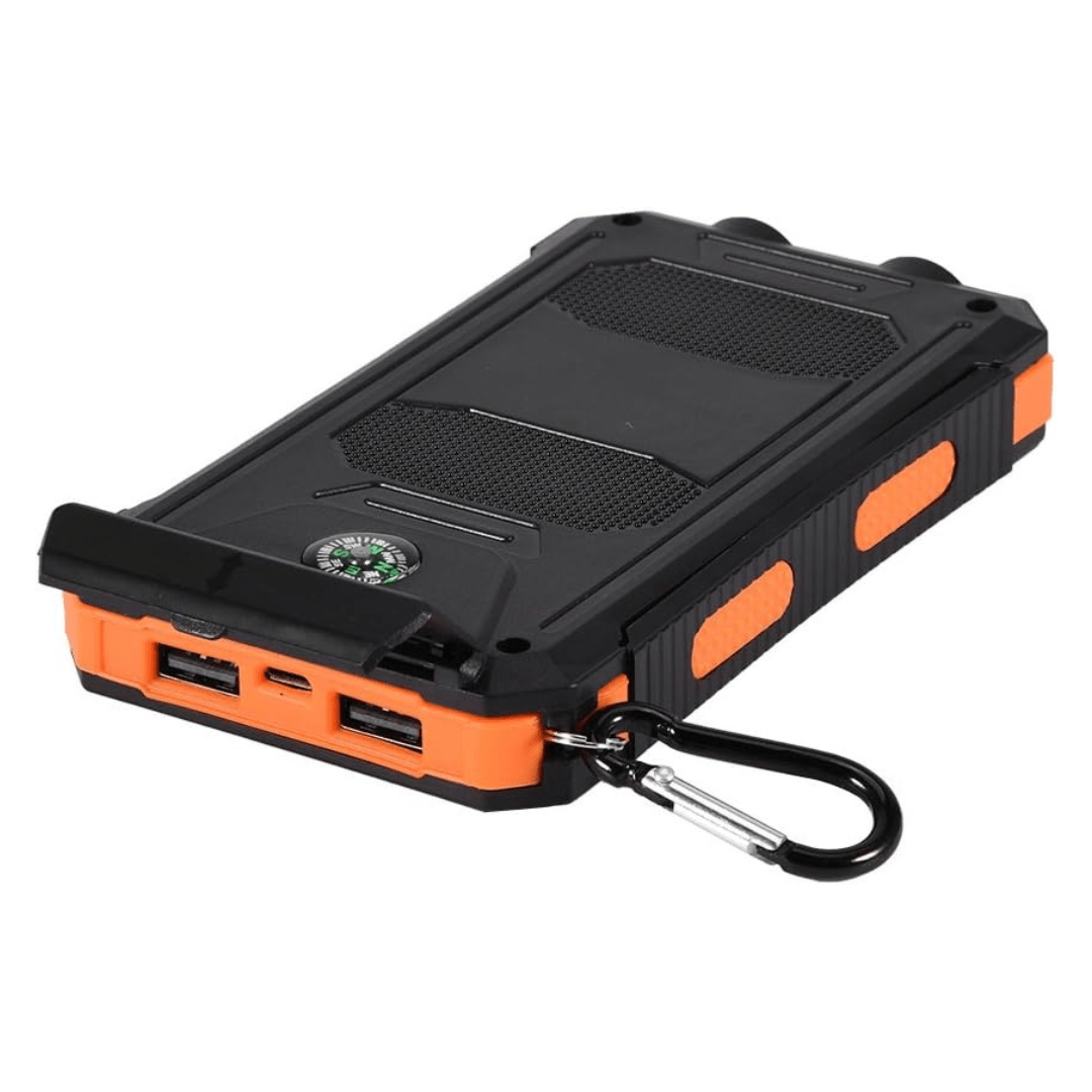 Solar Power Bank 20000mAh with LED Torch & Compass 15