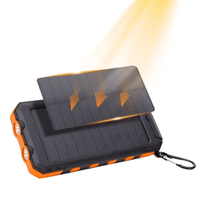 Solar Power Bank 20000mAh with LED Torch & Compass 16
