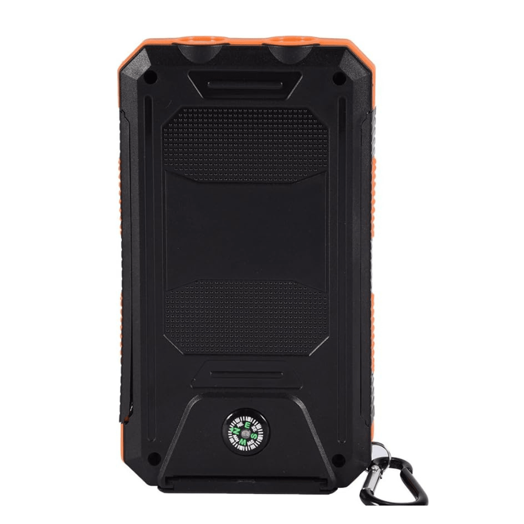 Solar Power Bank 20000mAh with LED Torch & Compass 18