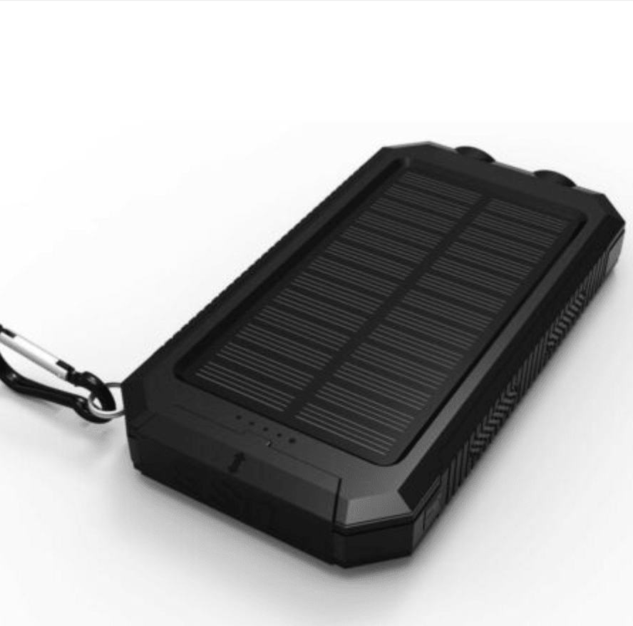 Solar Power Bank 500000 mAh — Dual USB & LED Torch 1