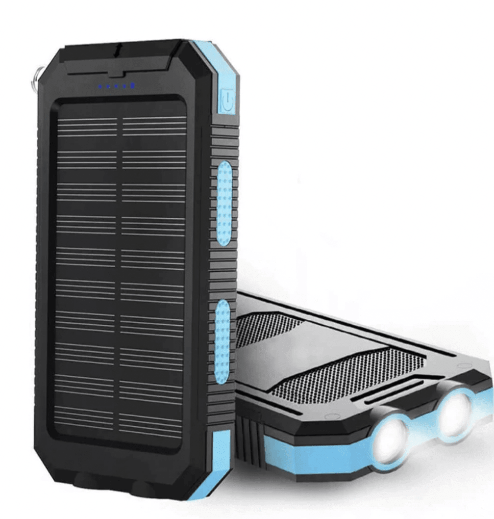Solar Power Bank 500000 mAh — Dual USB & LED Torch 2