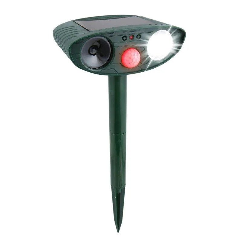 Solar Ultrasonic Deer Repellent — Covers 2425 sq ft 2