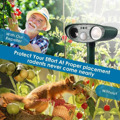 Solar Ultrasonic Deer Repellent — Covers 2425 sq ft 6