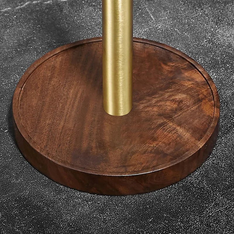 Solid Walnut Kitchen Paper Towel Holder — Minimalist Stand 3