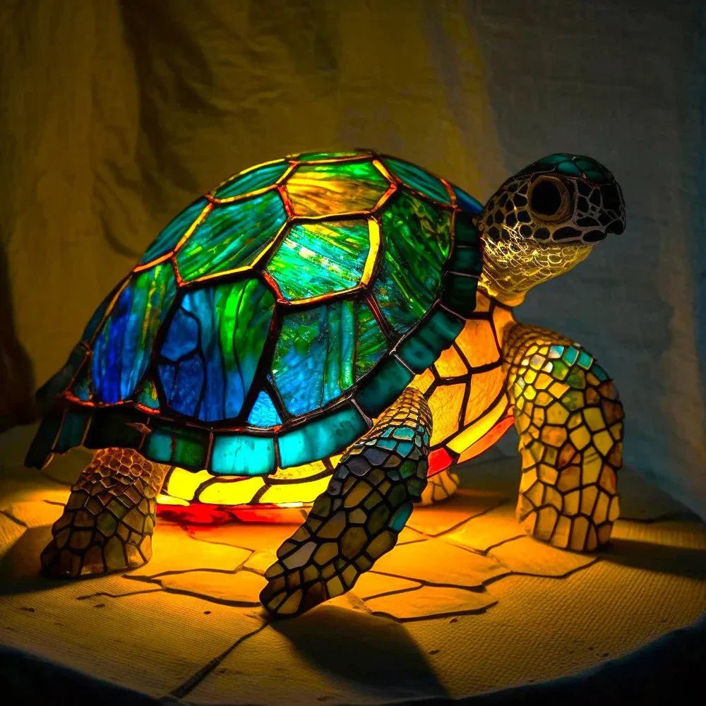 Stained Glass Animal Lamp — Artistic Decor 2