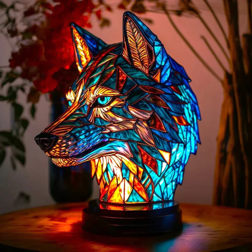 Stained Glass Animal Lamp — Artistic Decor 3