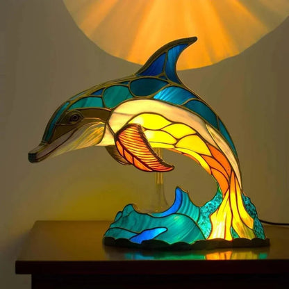 Stained Glass Animal Lamp — Artistic Decor 4