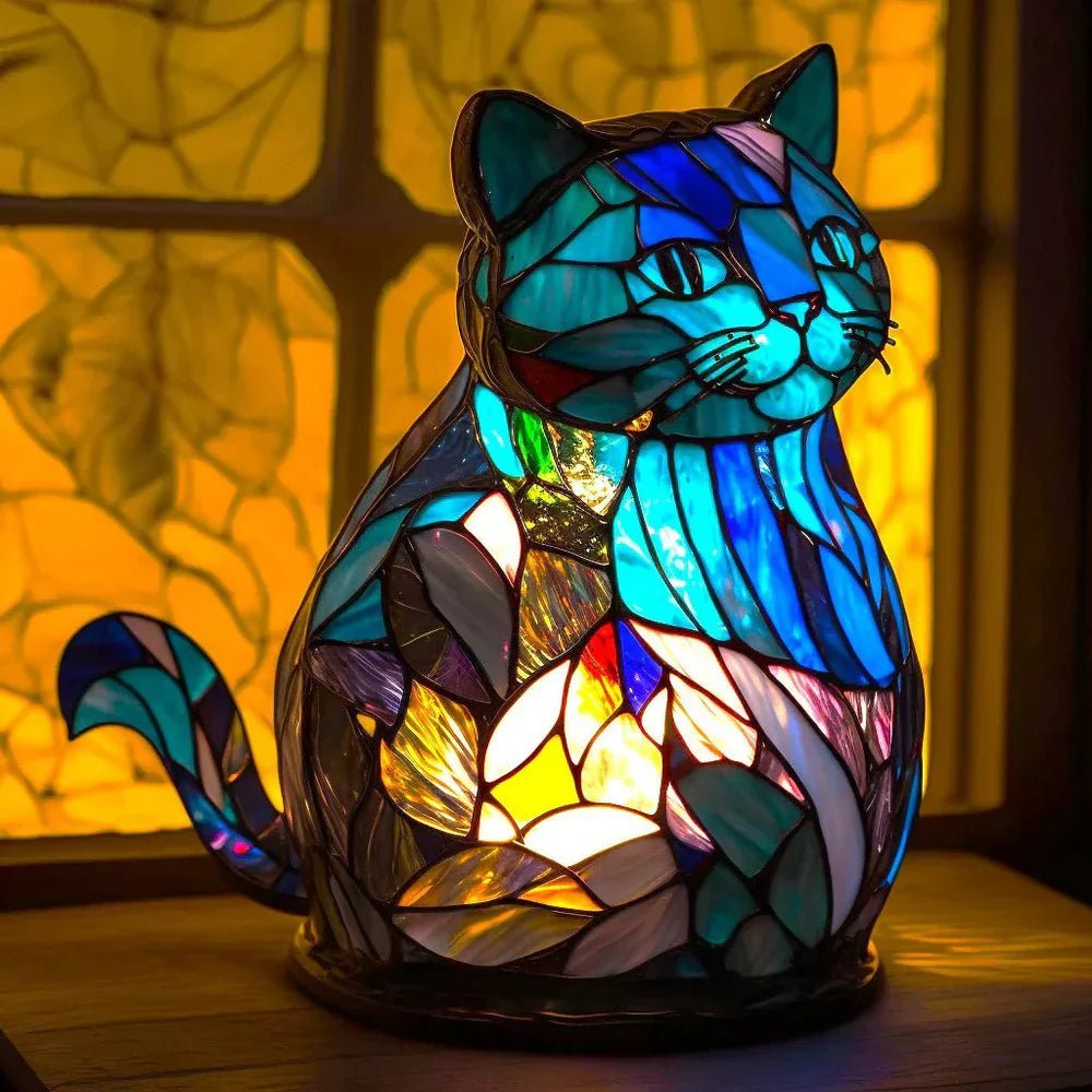 Stained Glass Animal Lamp — Artistic Decor 5