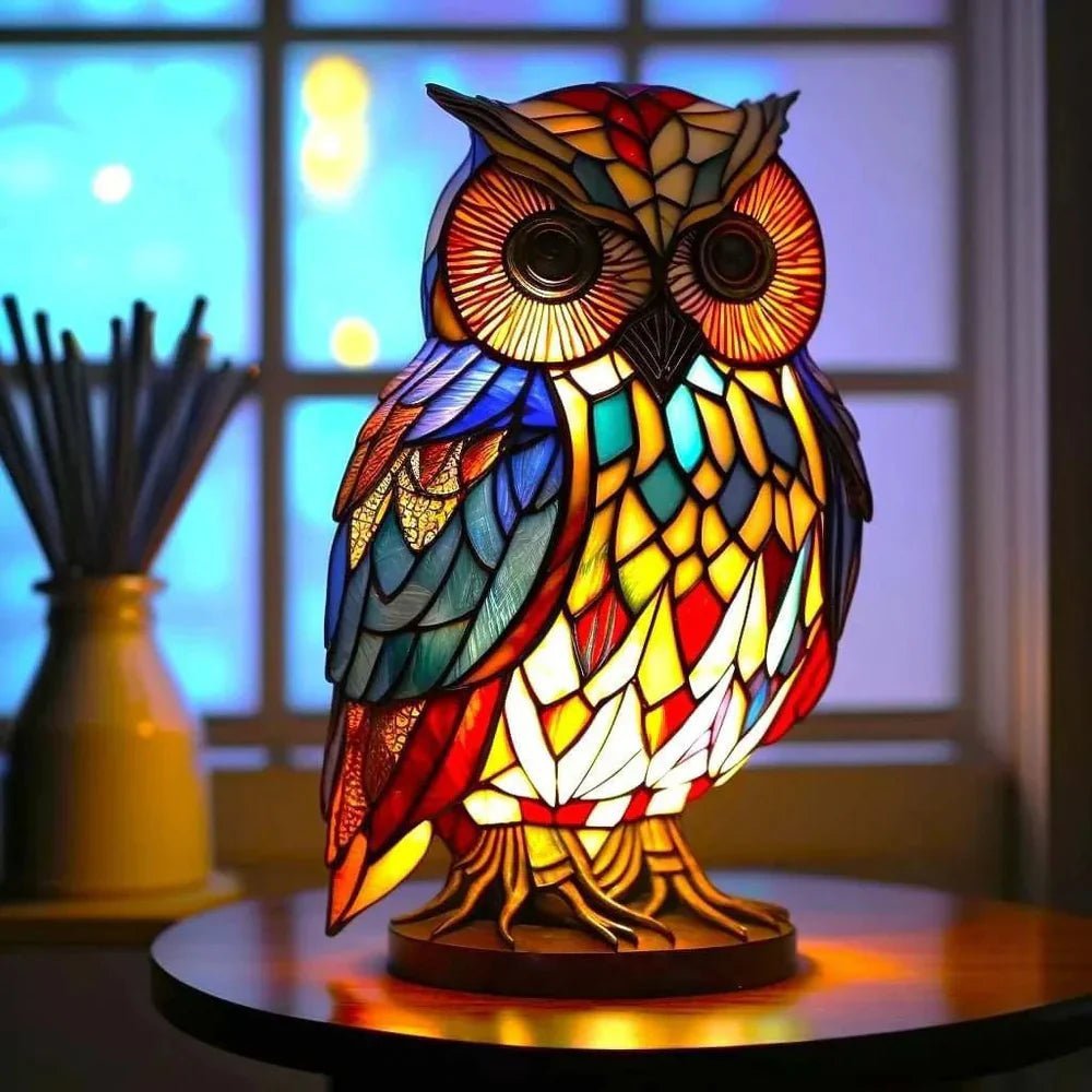Stained Glass Animal Lamp — Artistic Decor 7