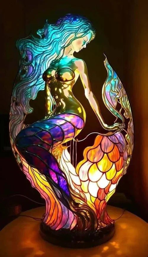Stained Glass Animal Lamp — Artistic Decor 8