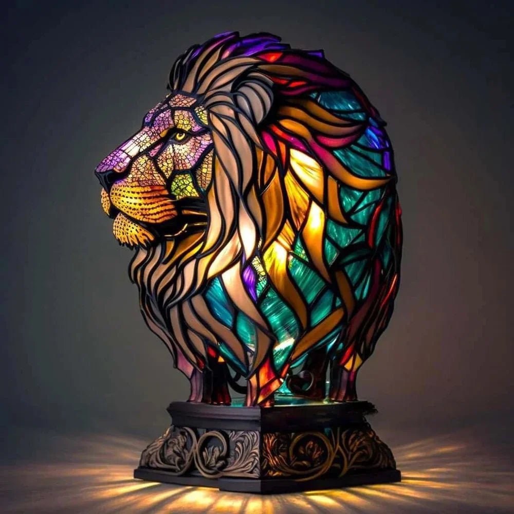 Stained Glass Animal Lamp — Artistic Decor 9