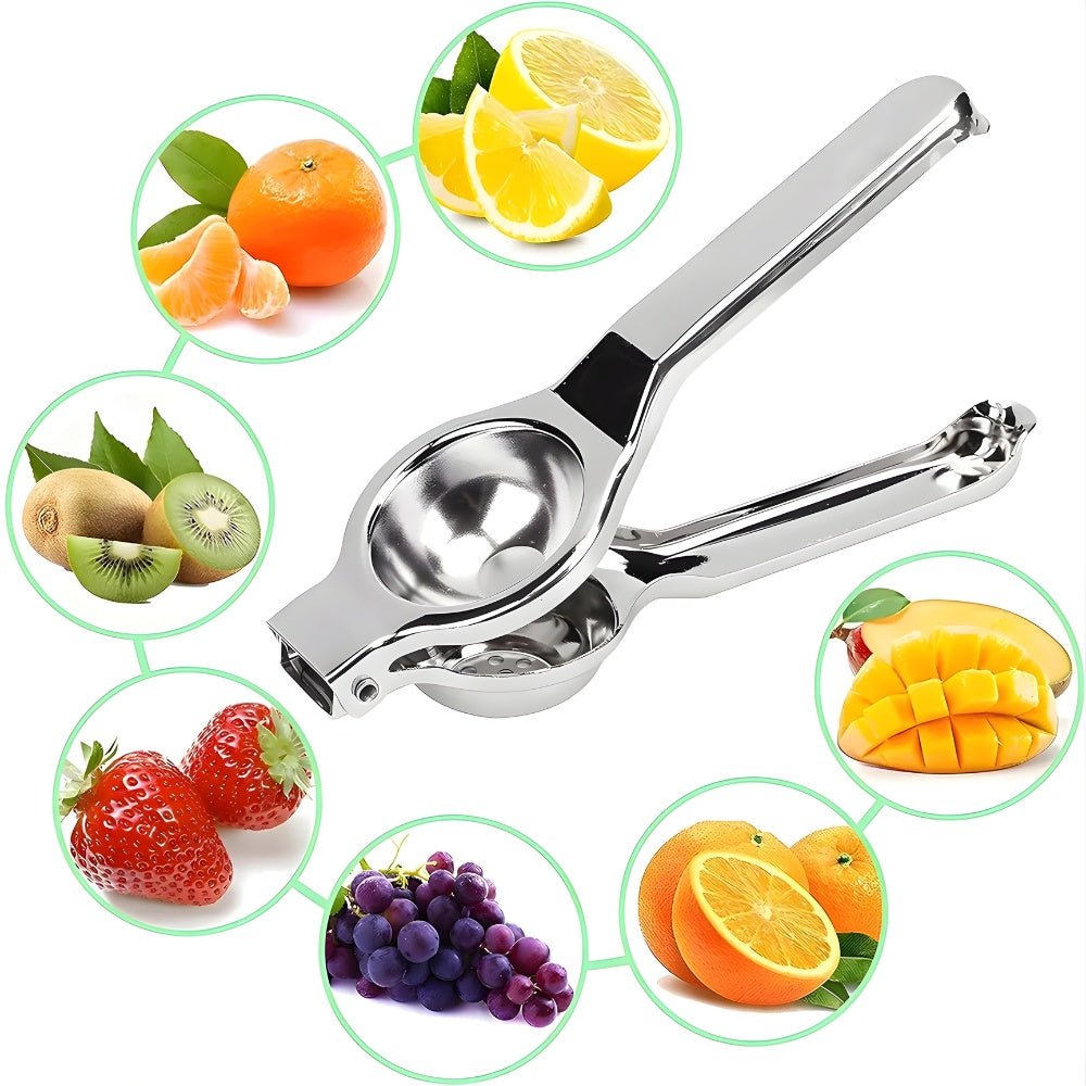 Stainless Steel Citrus Juicer — Manual Lemon Press 4